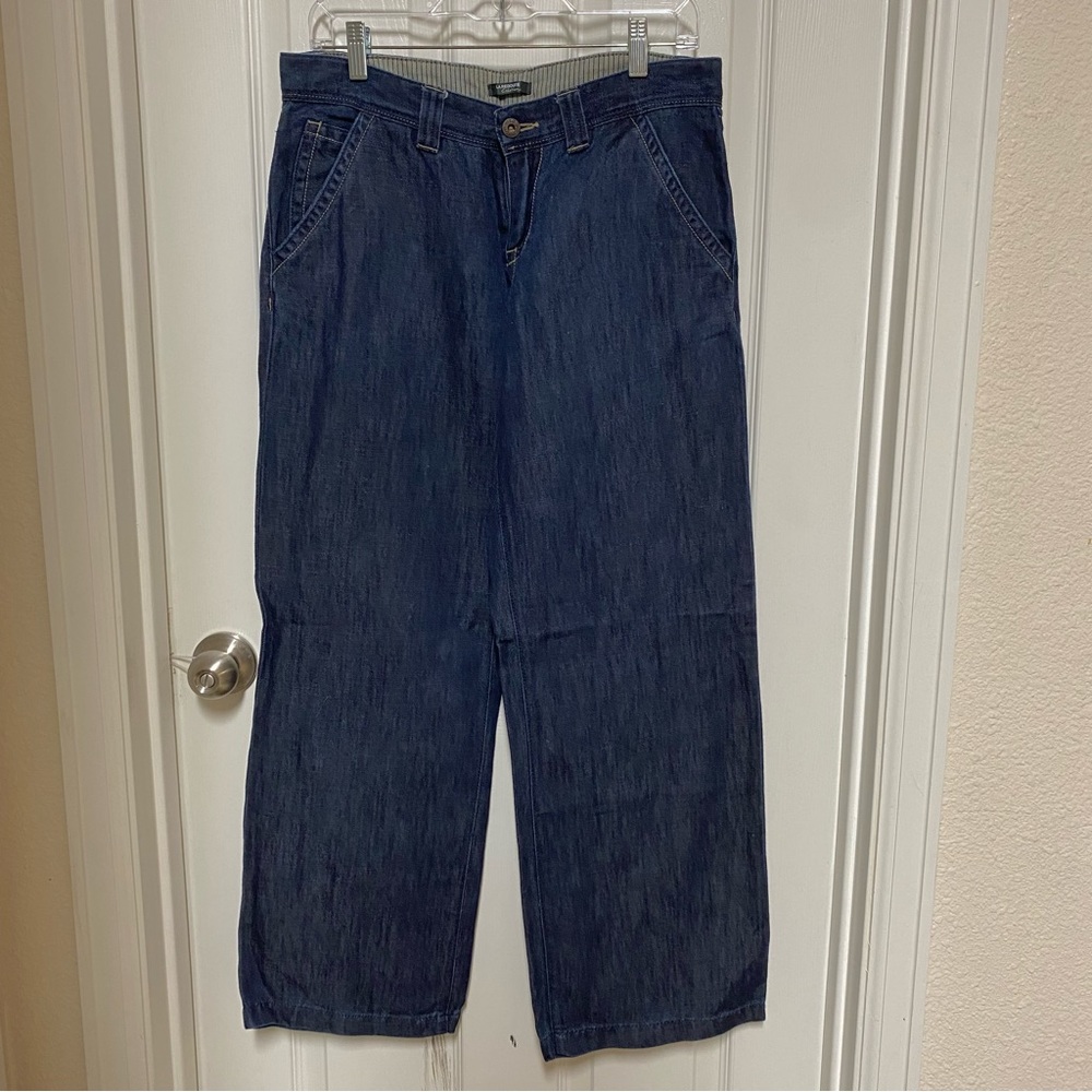 Misses Wide Leg Jean Trousers by La Redoute Size 8